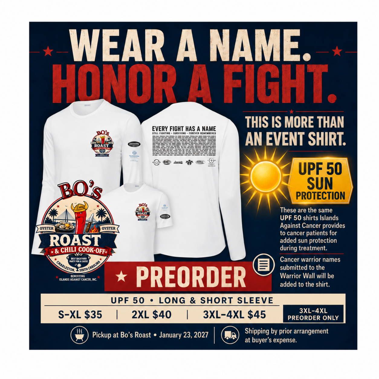Bo’s Roast UPF 50 Warrior sunshirt